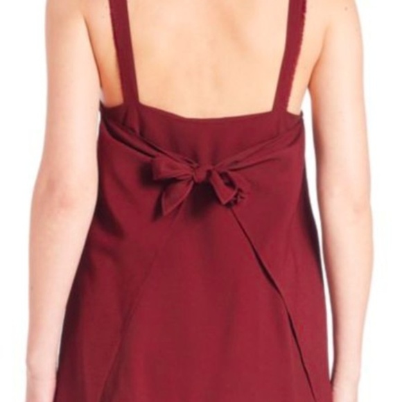 Helmut Lang Sleeveless Back-Tie Jacquard Black Twill Top NWT Size XS